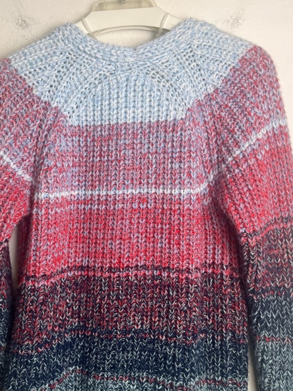 525 America Multicolor Knit Cardigan Open Front Sweater - Picture 10 of 12